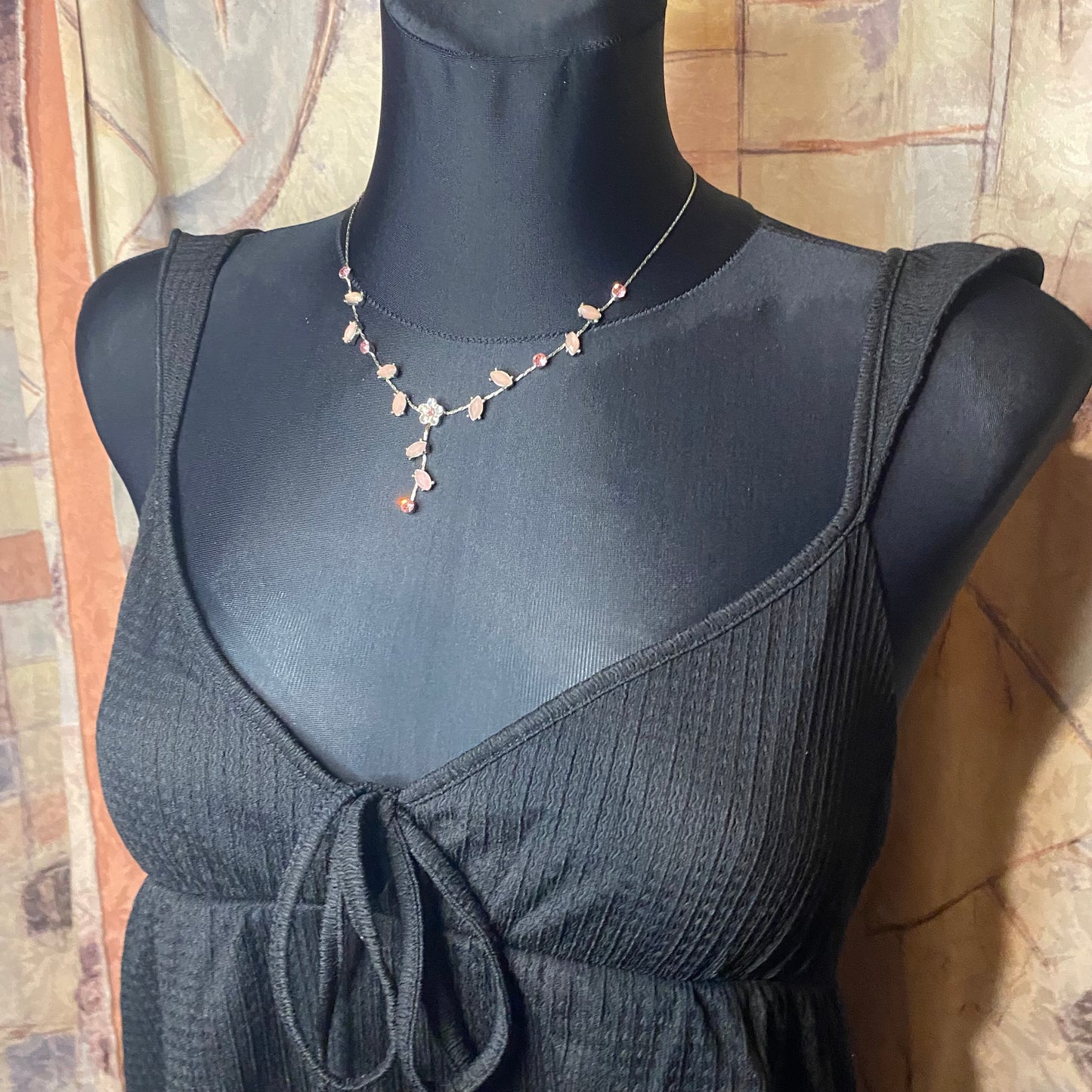 Black babydoll top