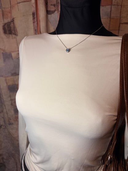 White open back sweatshirt