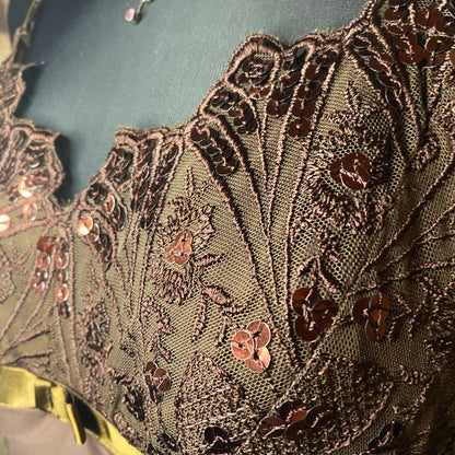 Vintage brown fairy dress
