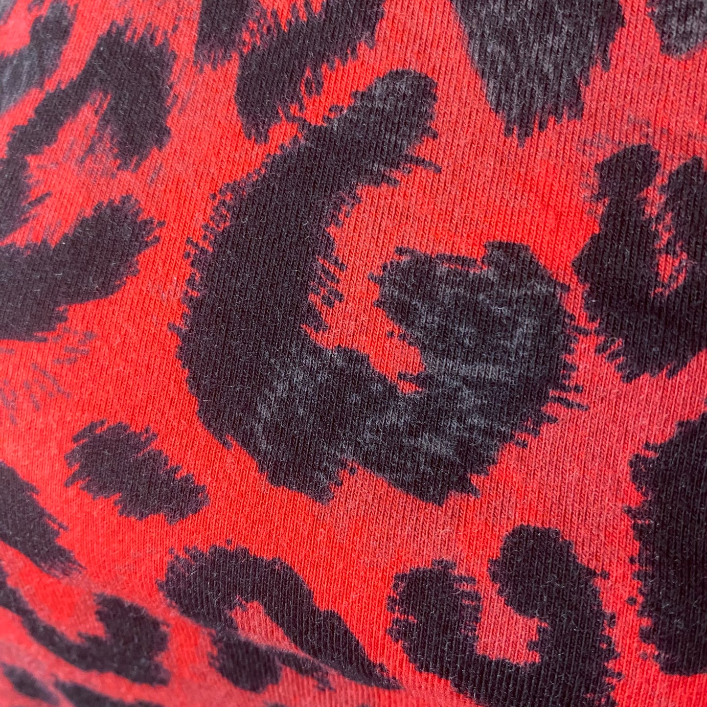 Leopard print Y2K top