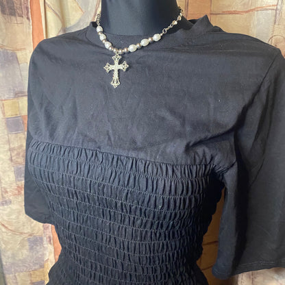 Black elastic top