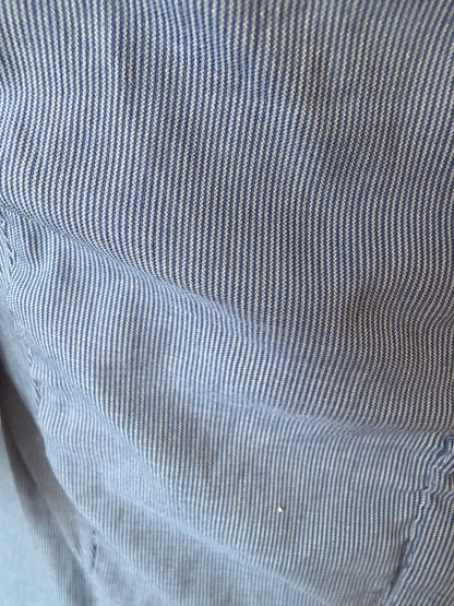 Vintage blue button-up shirt