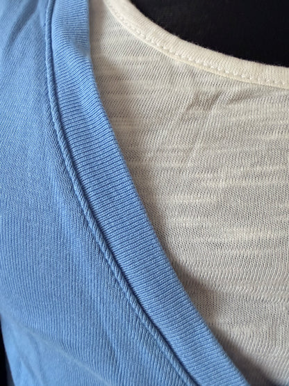 Vintage layered blue t-shirt
