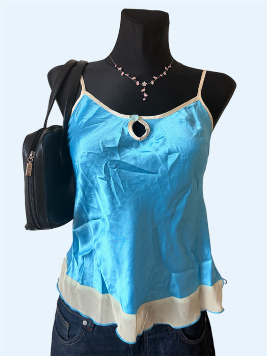 Vintage blue cami top