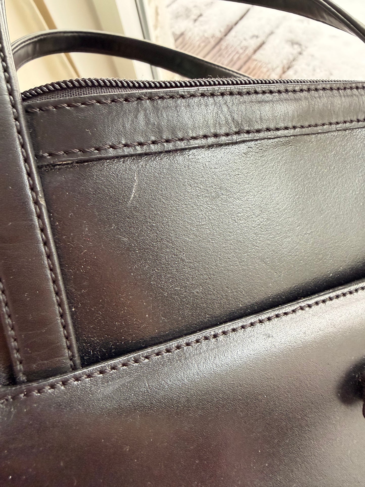 Vintage black shoulder bag