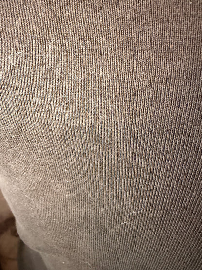 Vintage Tom Tailor brown sweatshirt with lace details