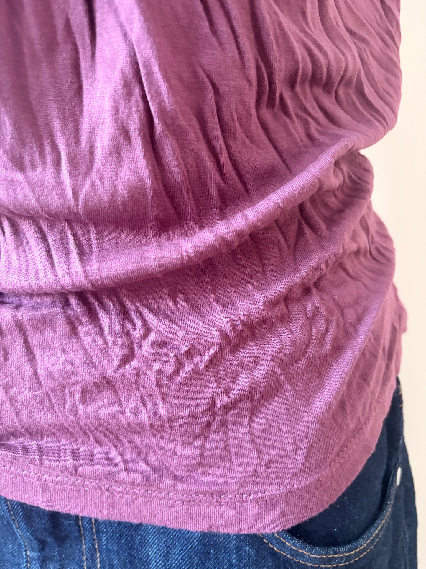 Vintage drape top