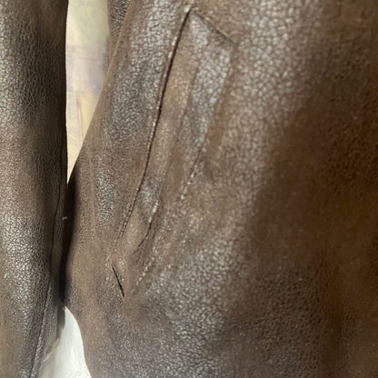 Leather-type material jacket