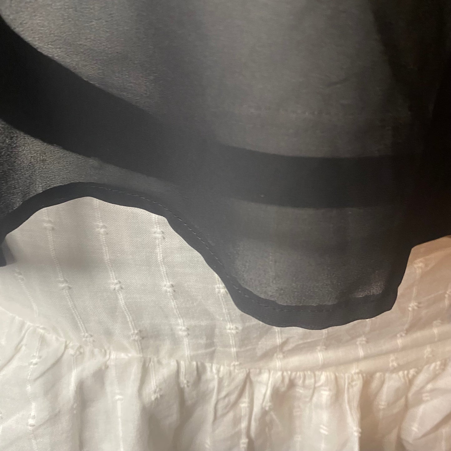 Black mesh cover-up