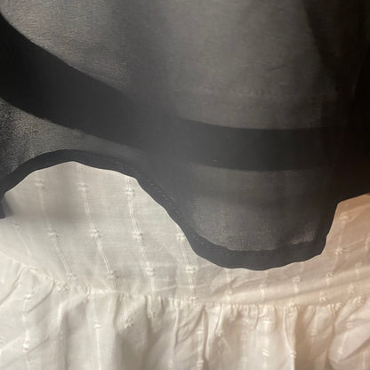 Black mesh cover-up