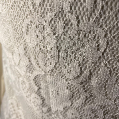 Vintage beige lace top
