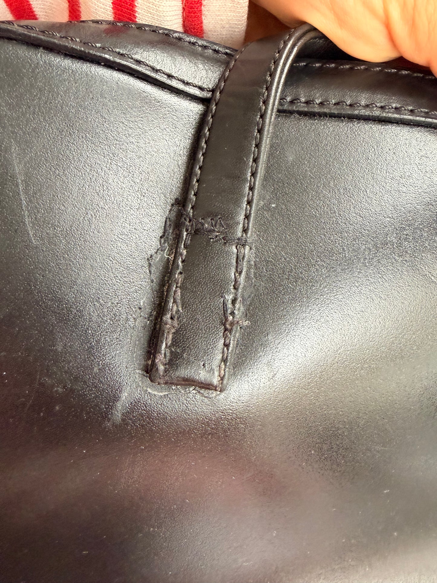 Vintage black shoulder bag