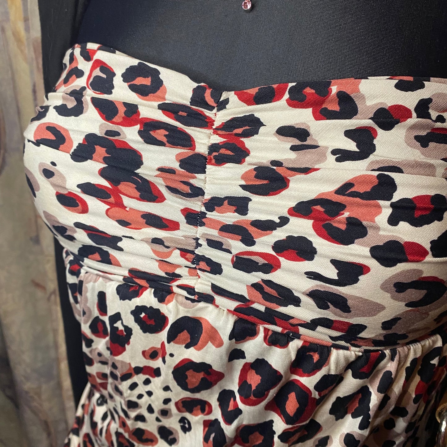 Guess Jeans vintage leopard top