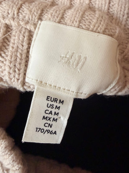 Cream cropped cardigan