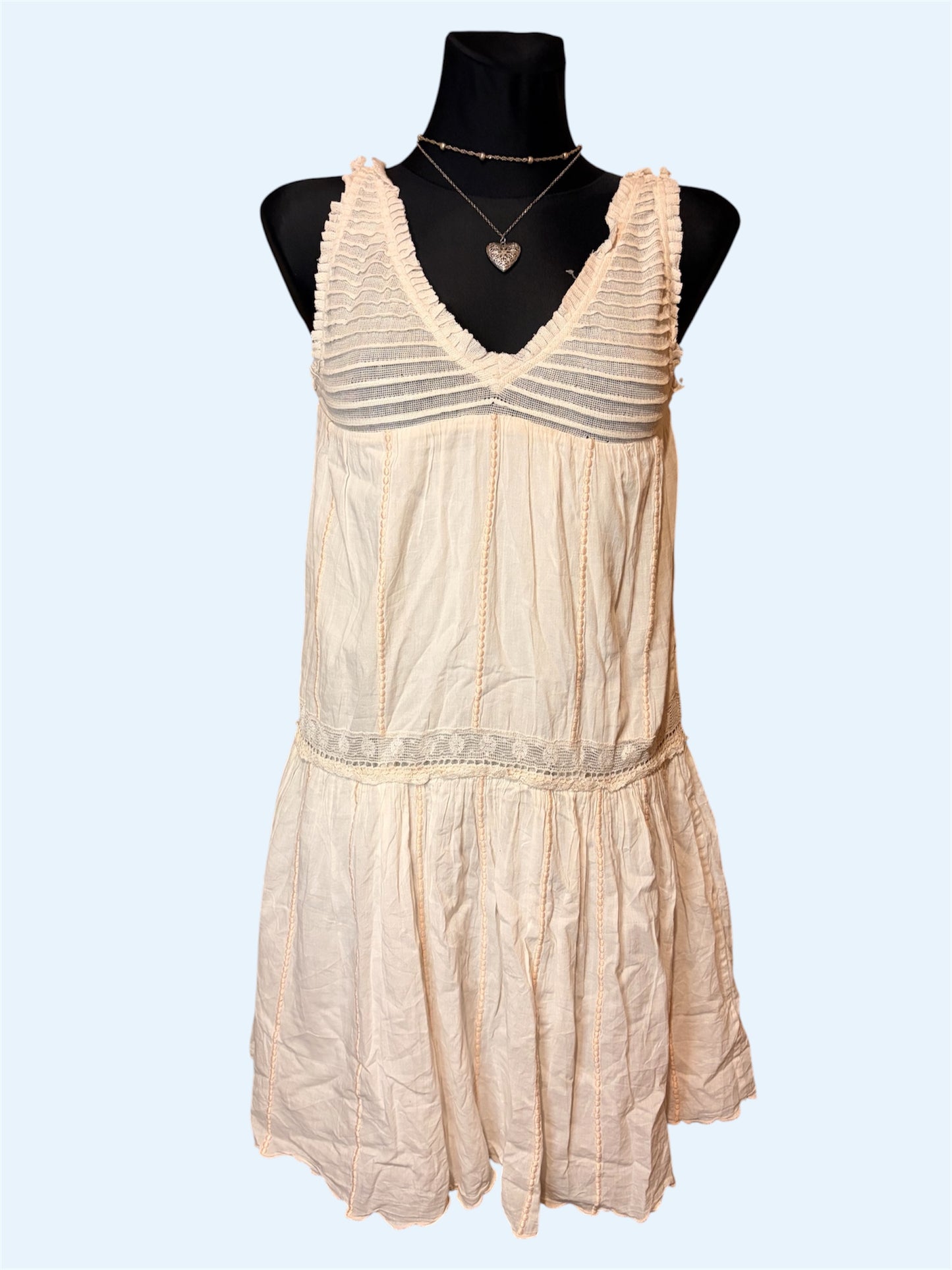 White vintage babydoll dress