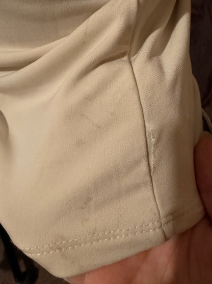 White open back sweatshirt