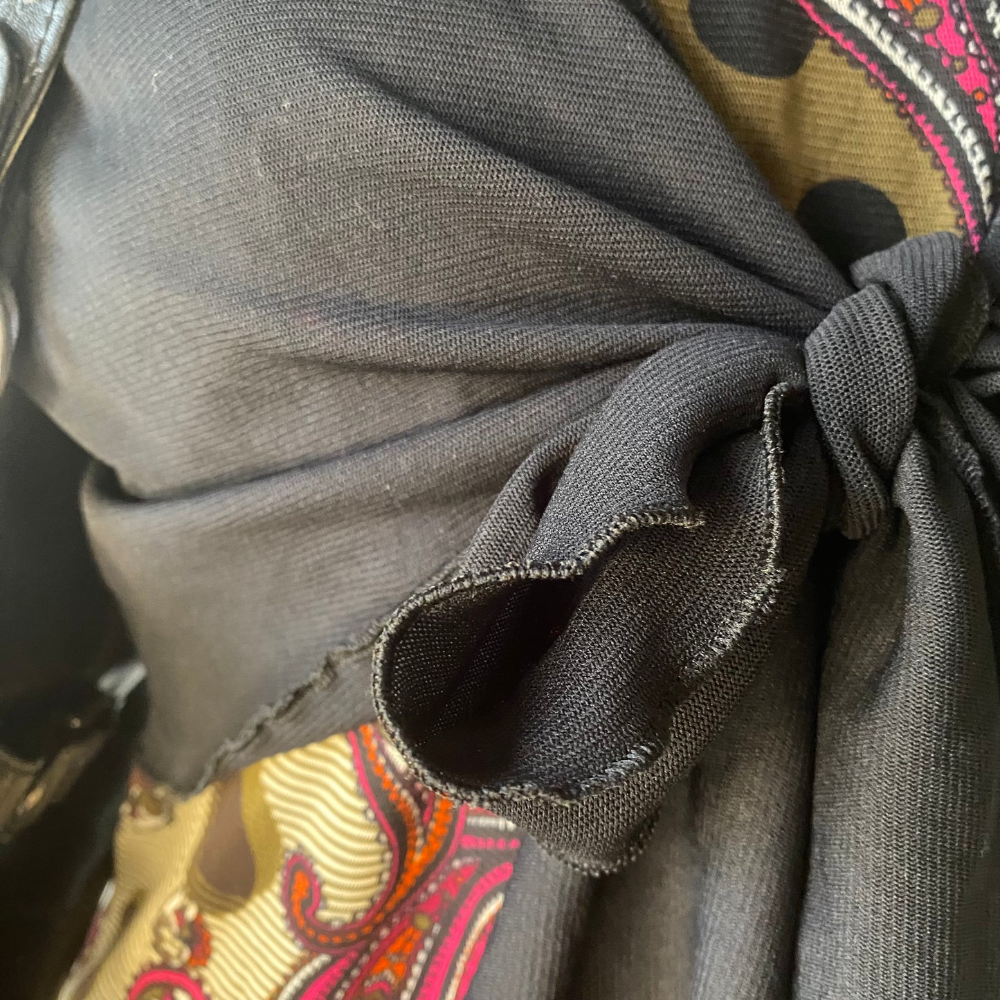 Vintage tie-up top