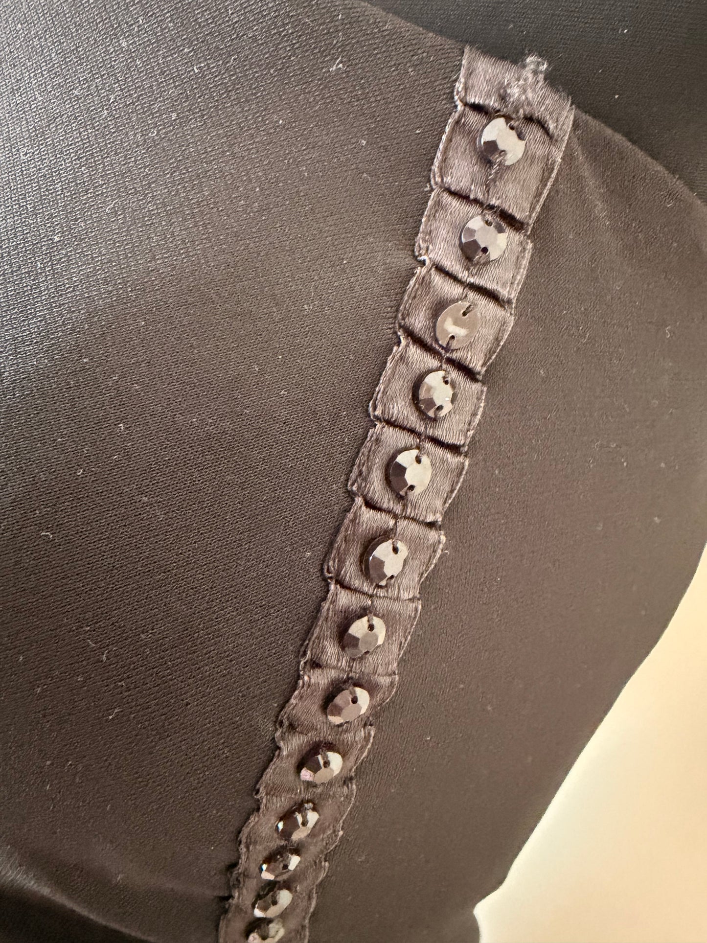 Vintage black strapless dress