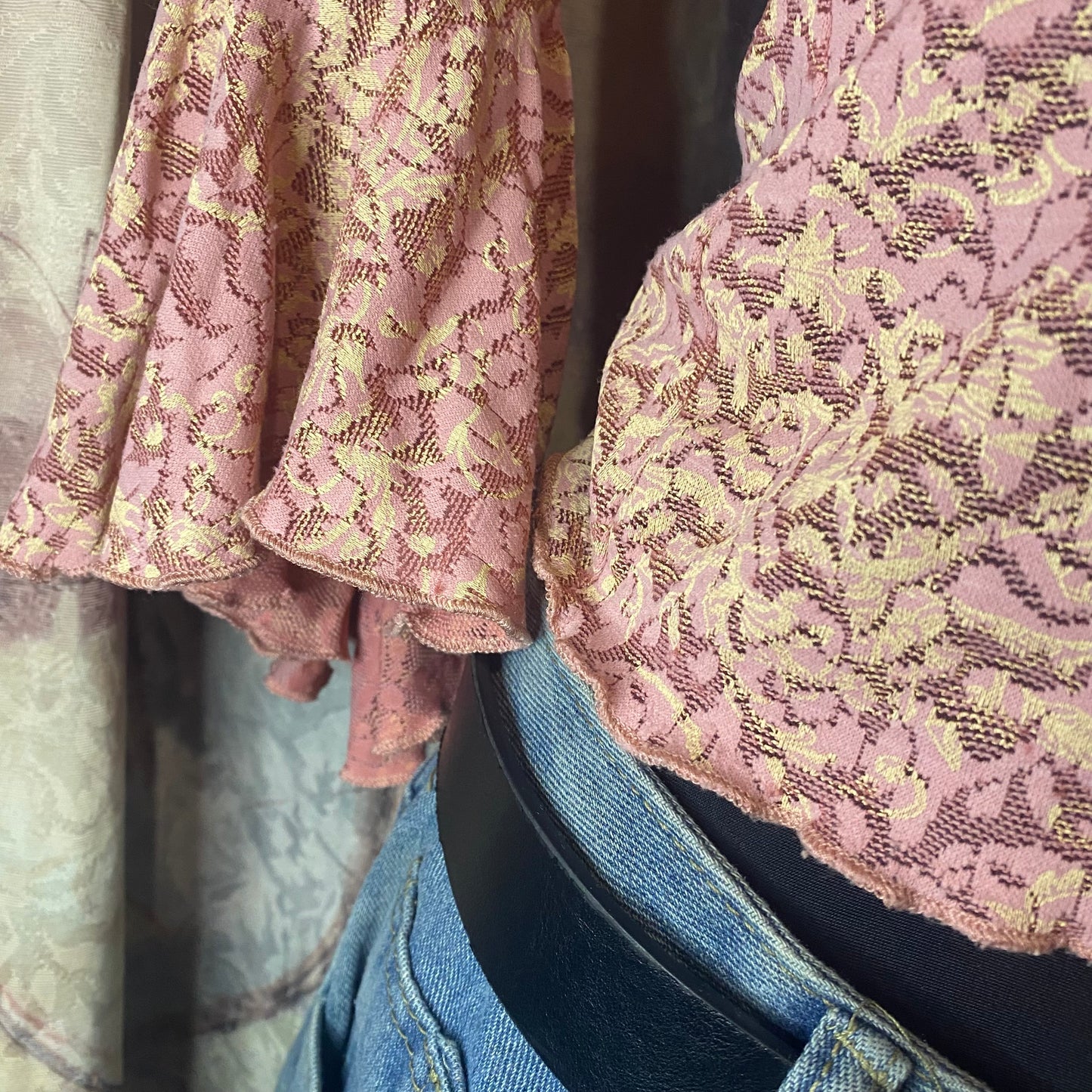 Pink Y2K top