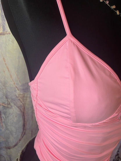 Unique pink cami top