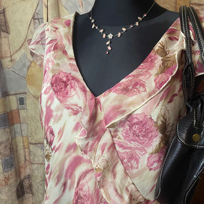 Vintage floral blouse