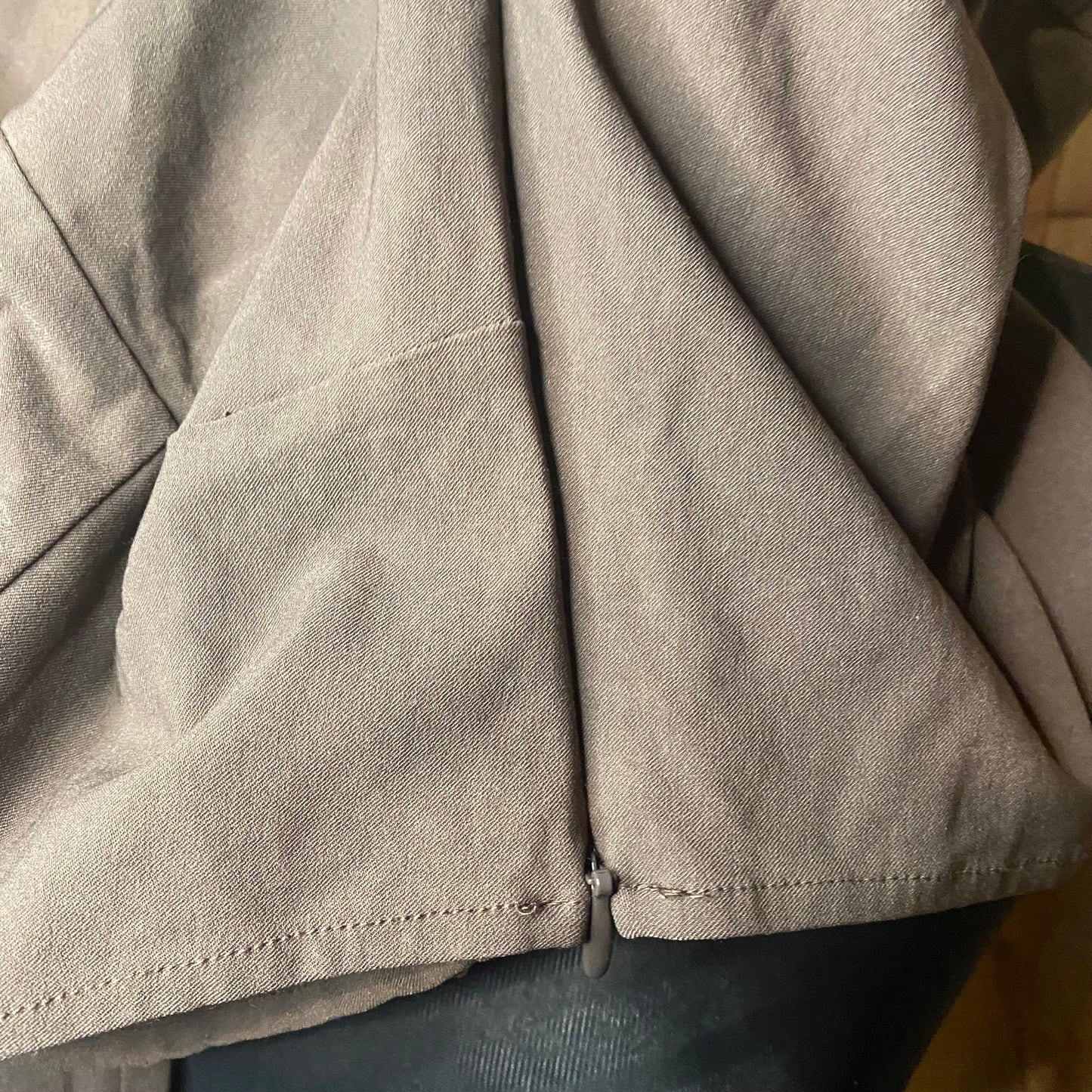Brown cropped blouse