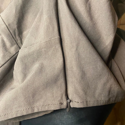 Brown cropped blouse