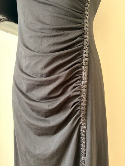 Vintage black strapless dress