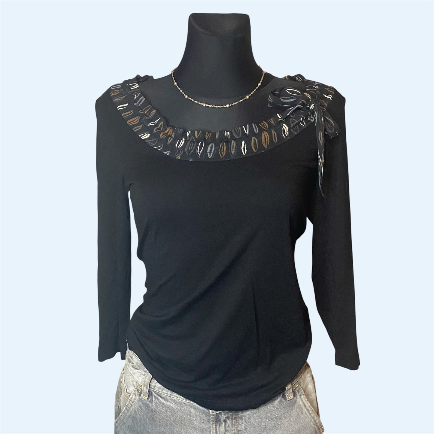 Vintage designer black top