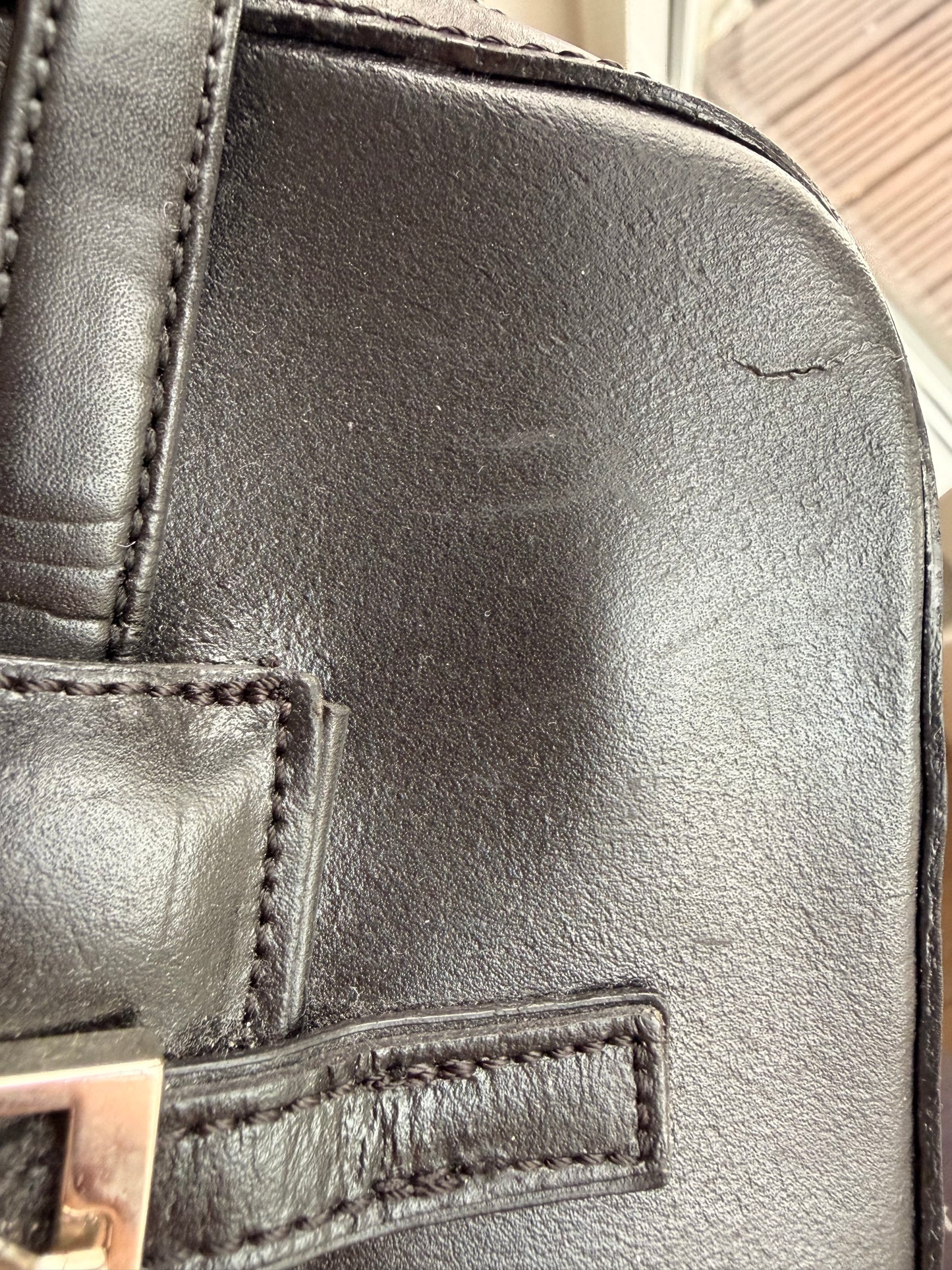 Vintage black shoulder bag