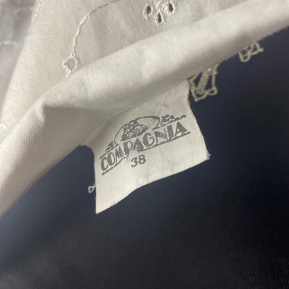 White vintage cotton blouse