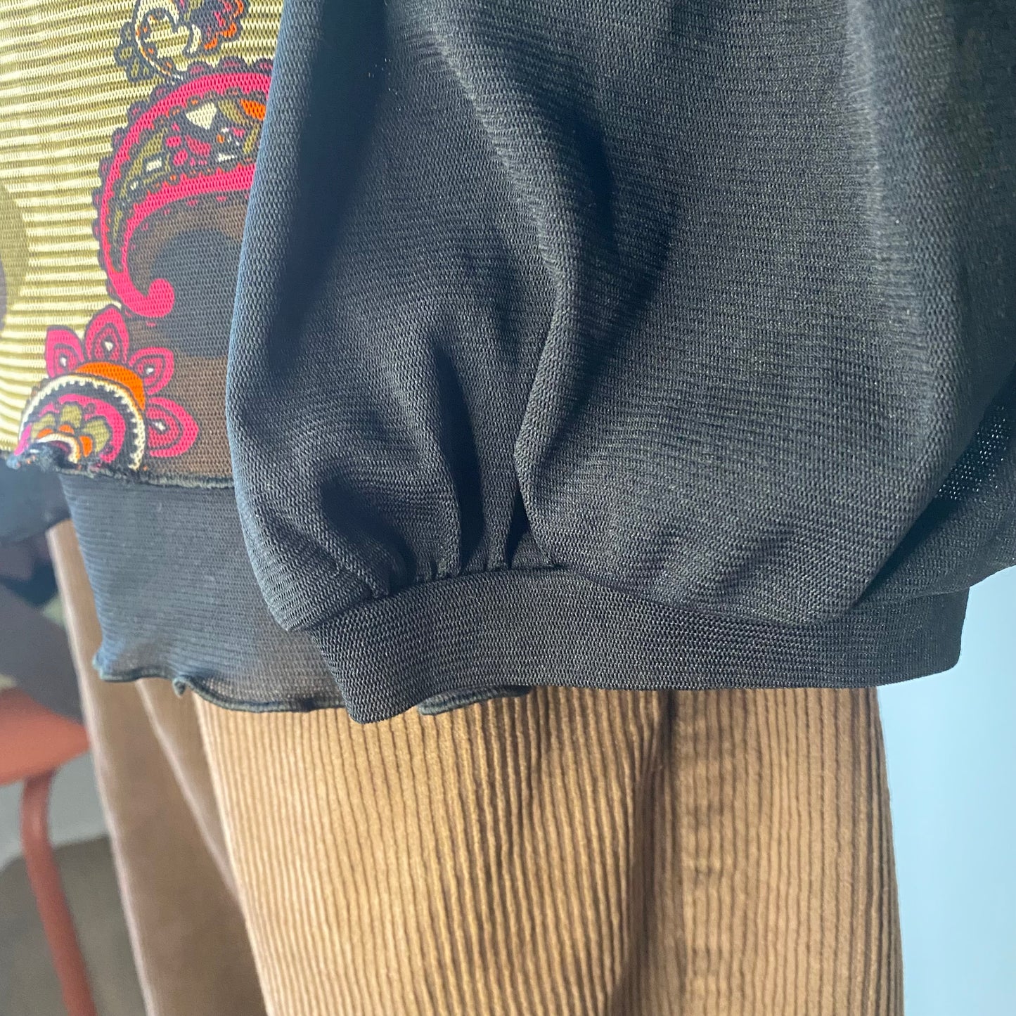 Vintage tie-up top