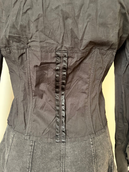 Vintage black button-up shirt