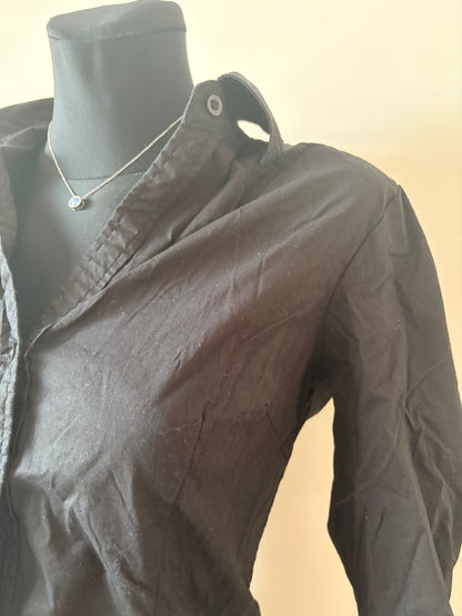 Vintage black button-up shirt