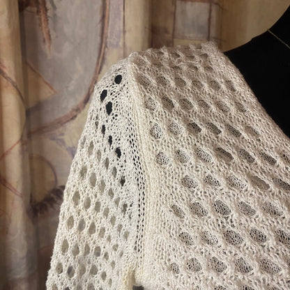 White knit top