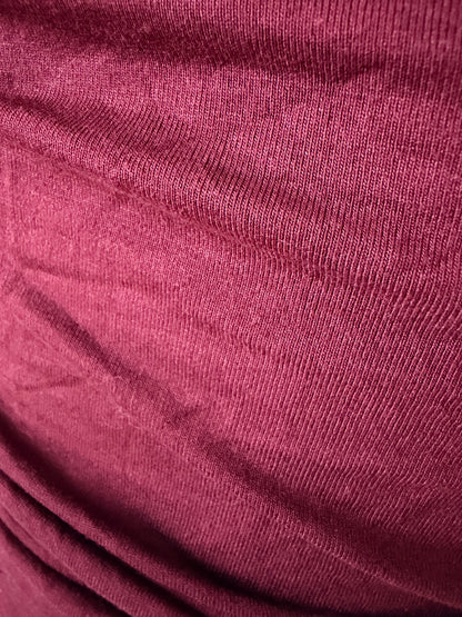 Bordo straight neck long-sleeve top