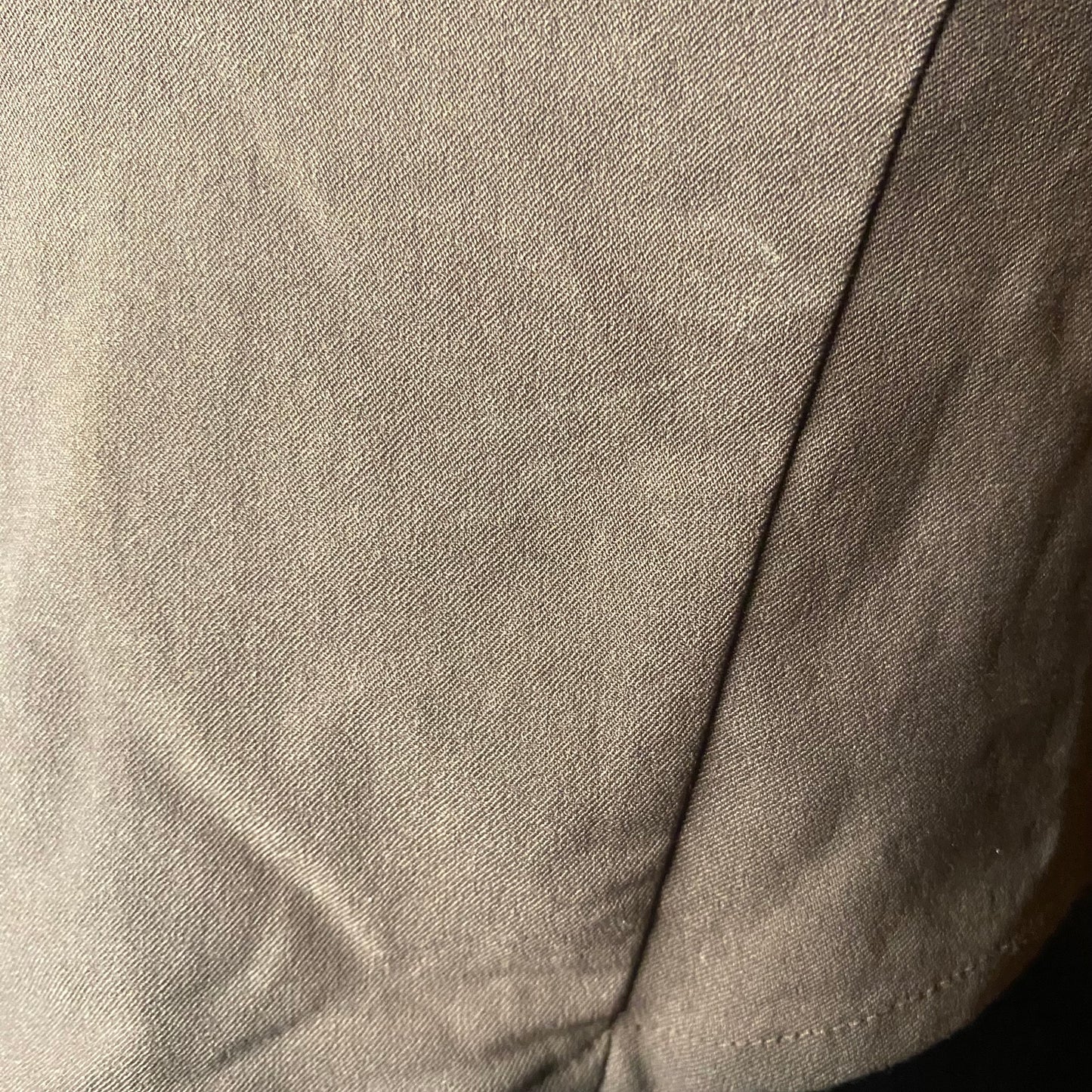 Brown cropped blouse
